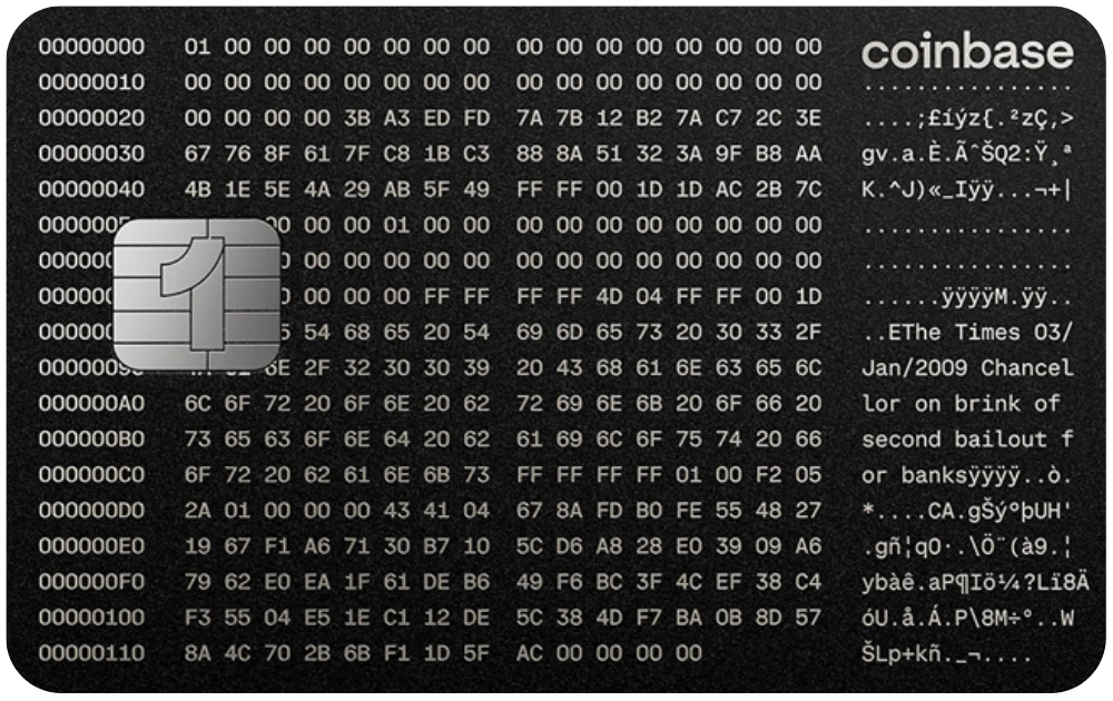 Coinbase Card crypto card image