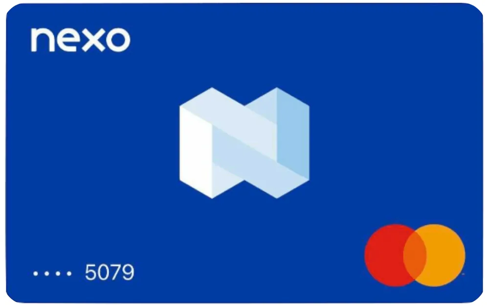 Nexo crypto card image