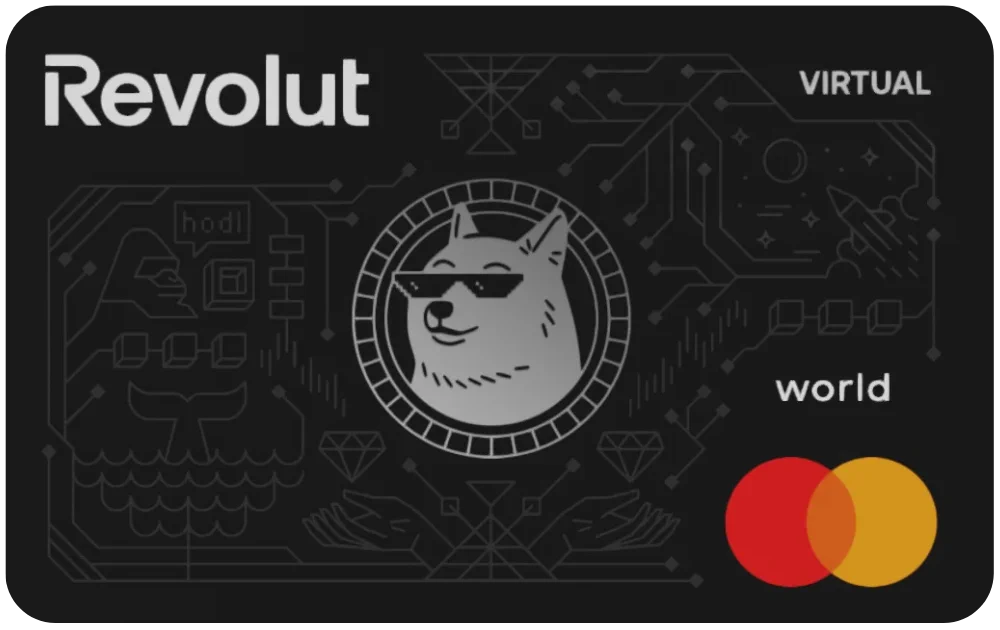 Revolut crypto card image