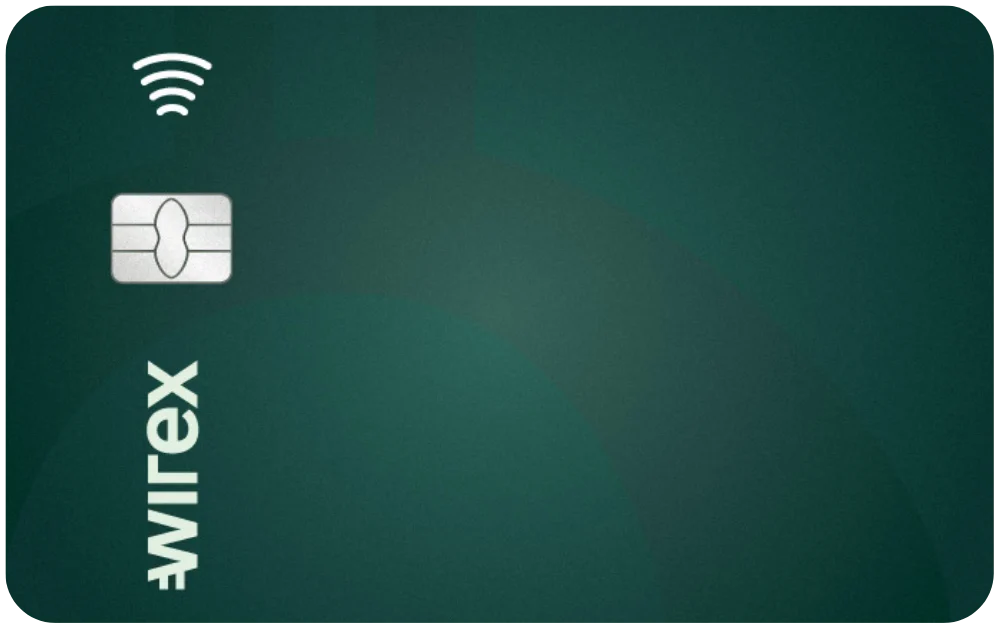 Wirex crypto card image